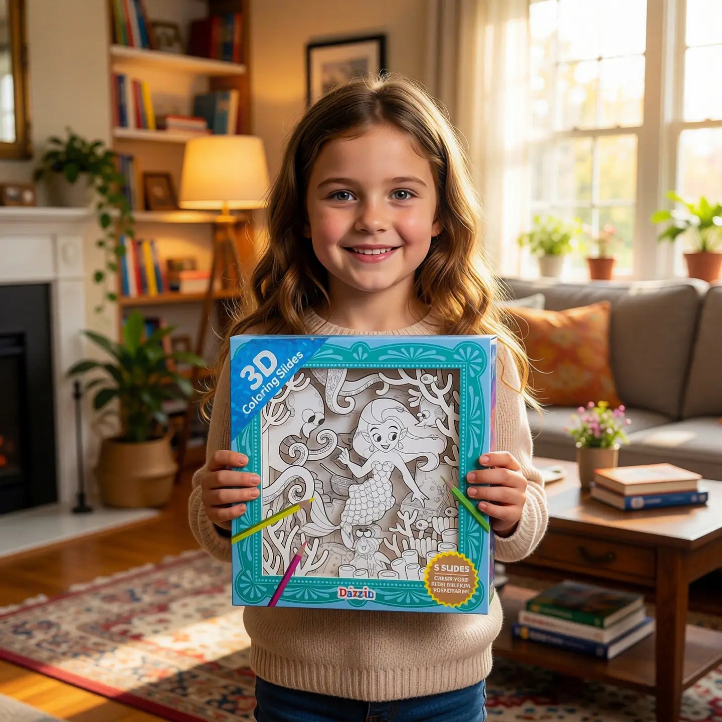 3D Coloring Mermaid - Pintar 3D Sirena