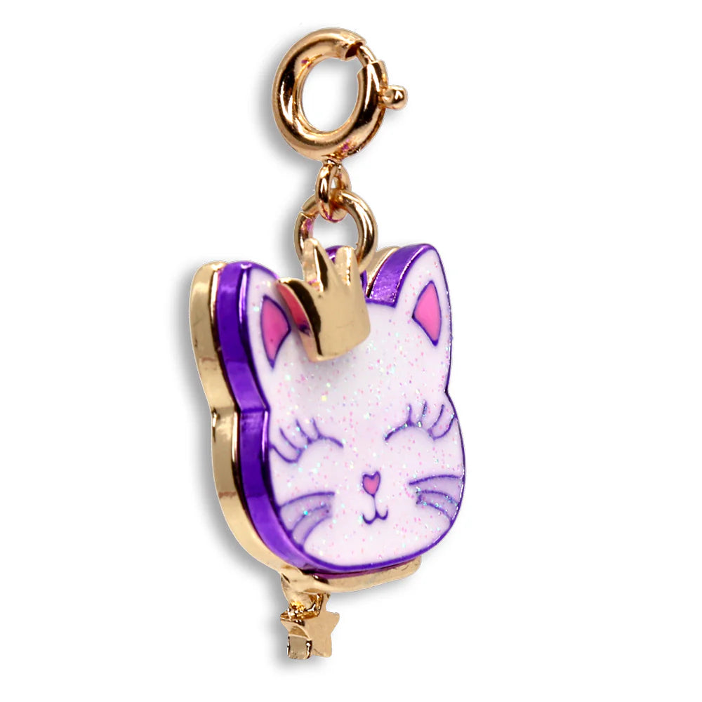 Gold Princess Kitty Charm - Gatita Dorada