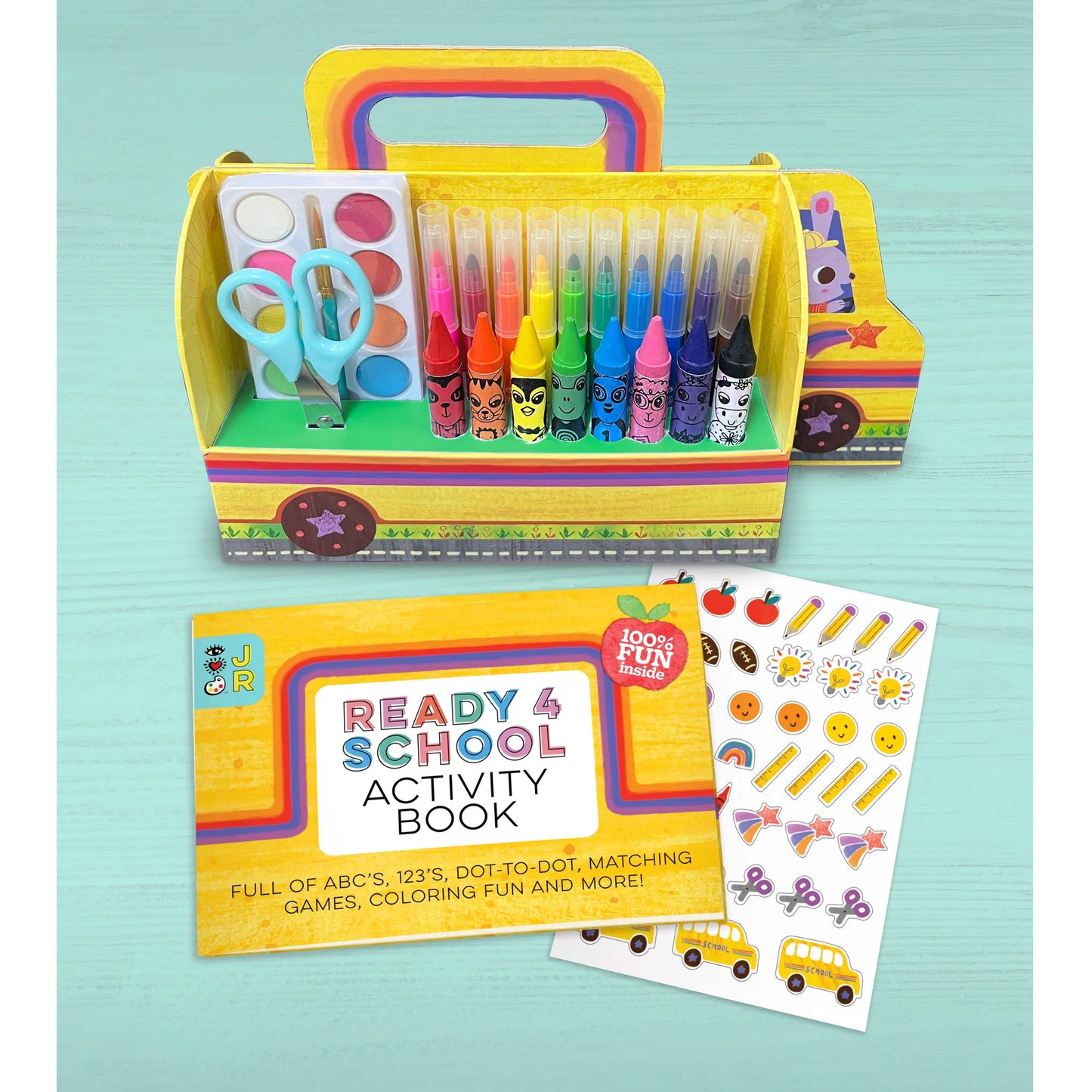 iHeartArt JR Ready for School Art Set - Set de Arte de Busito