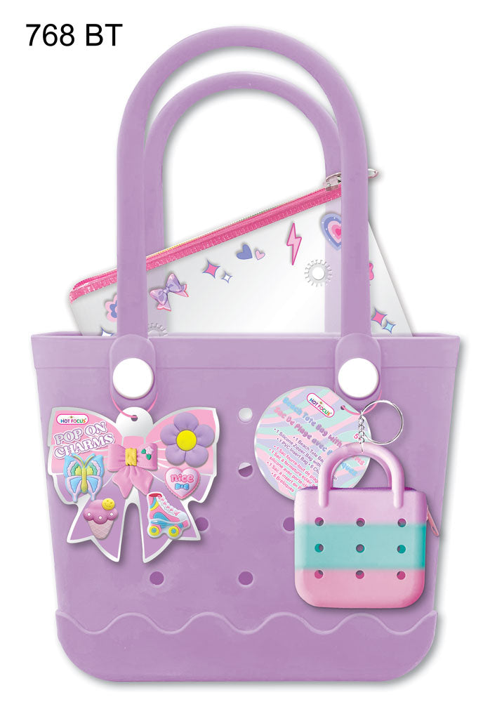 Beach Tote bag con Charms