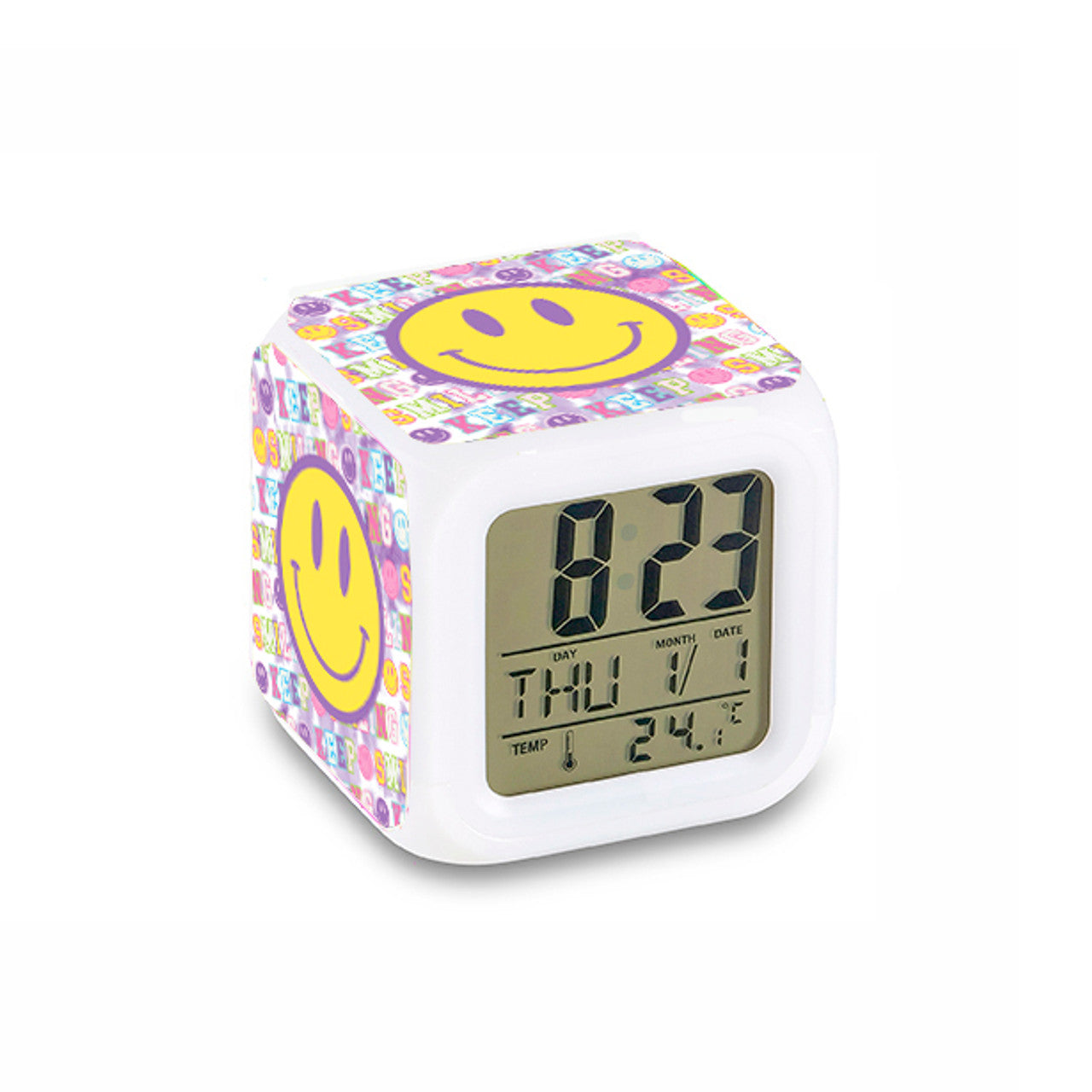 Reloj Alarma que Cambia de Color