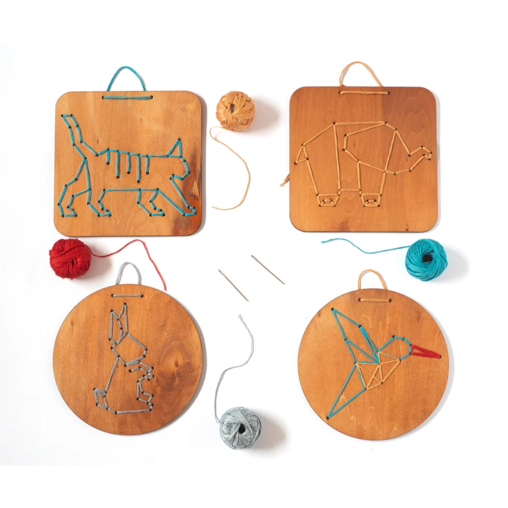 Kit de Bordado de Madera - Animales