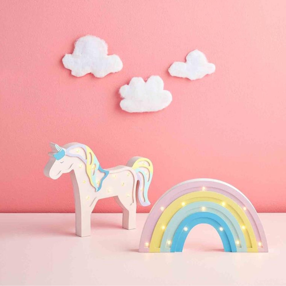 Unicorn Wood Night Light - Lamparita de Noche Unicornio