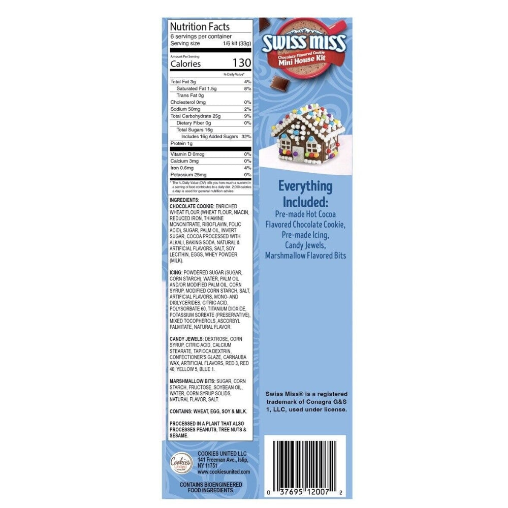 Set de Mini Casita de Jengibre Swiss Miss