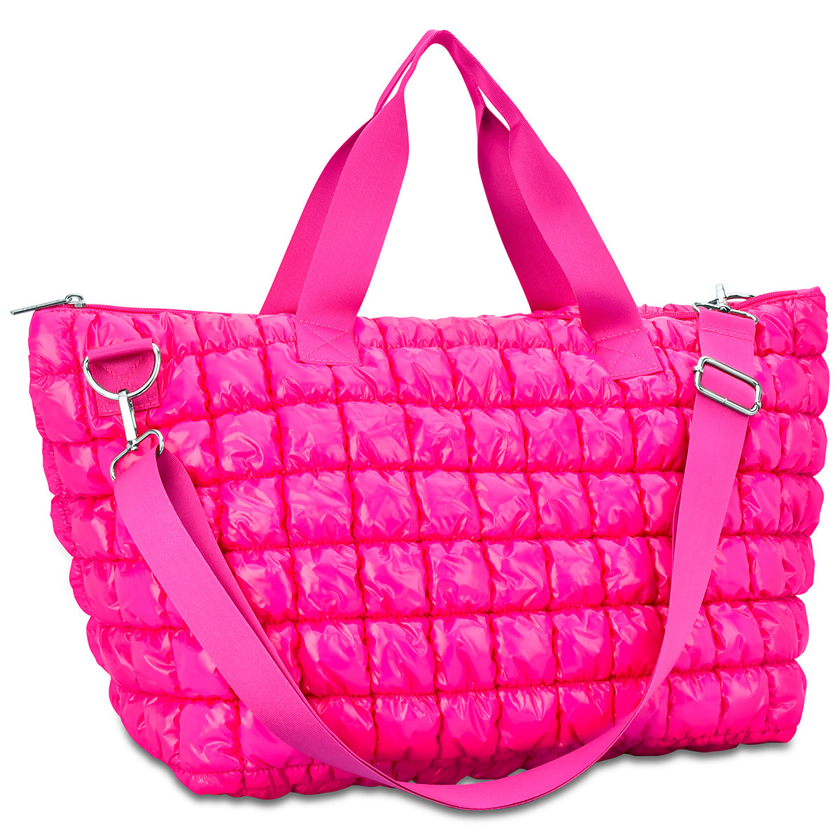 Maleta Overnight Puffy - Fuchsia