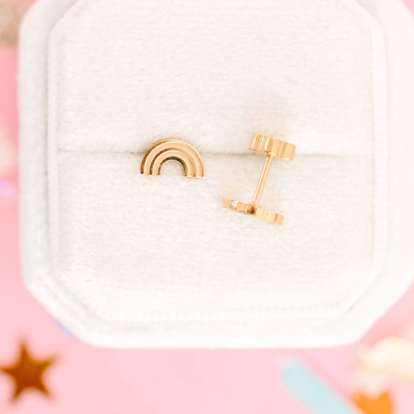 Aretes Classic Rainbows (Cubiertos 18K)