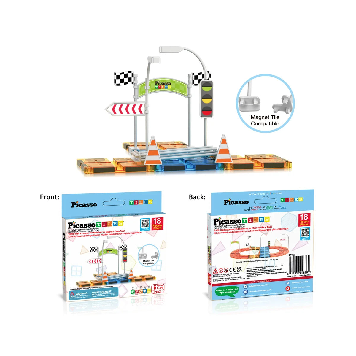 Kit de Accesorios para Pistas de Carreras
