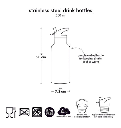 Stainless Steel Drink Bottle - Termo de Acero Inoxidable
