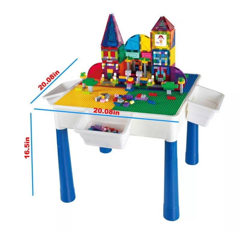 Mesa de 585 Piezas - Para Bloques Magneticos y Bloques tipo Lego