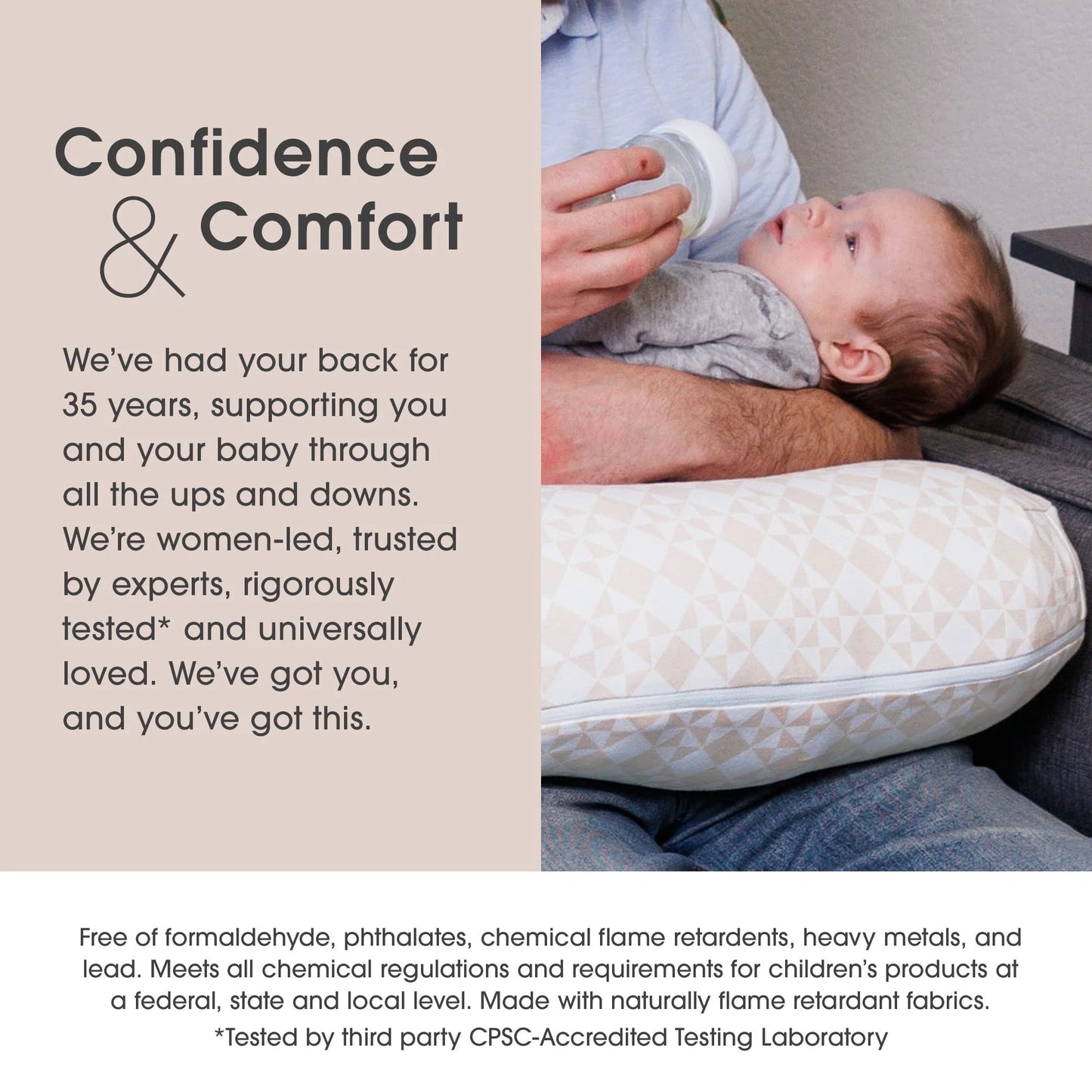 Cover de Almohada de Embarazo Organico