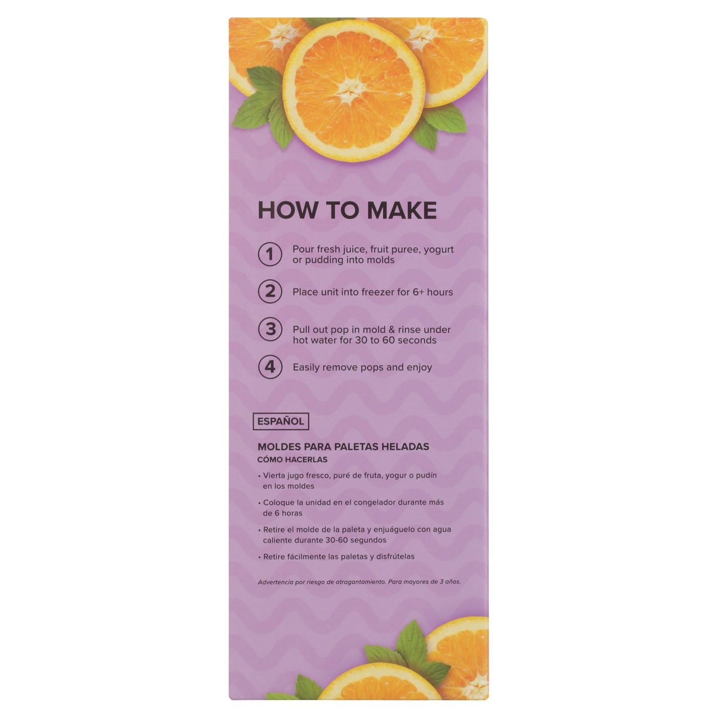 Molde para hacer Paletas - Minute Maid