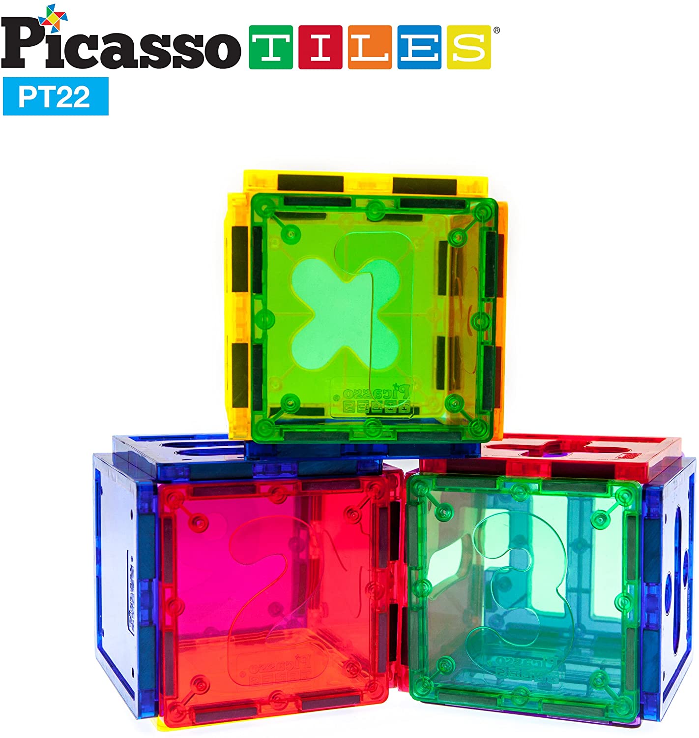 Bloques Magnéticos - Set de 22 Piezas de Números