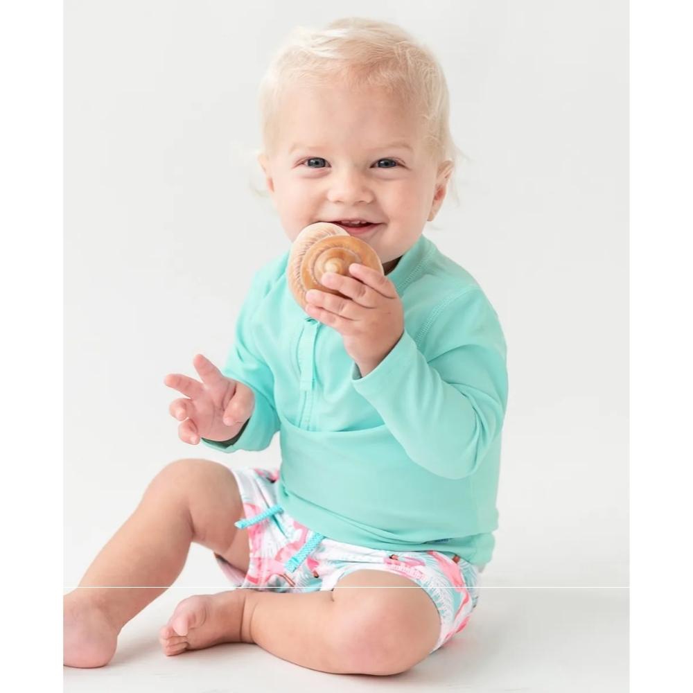 Vestido de Baño Niño Shorties Flamingos / Vibrant Flamingo