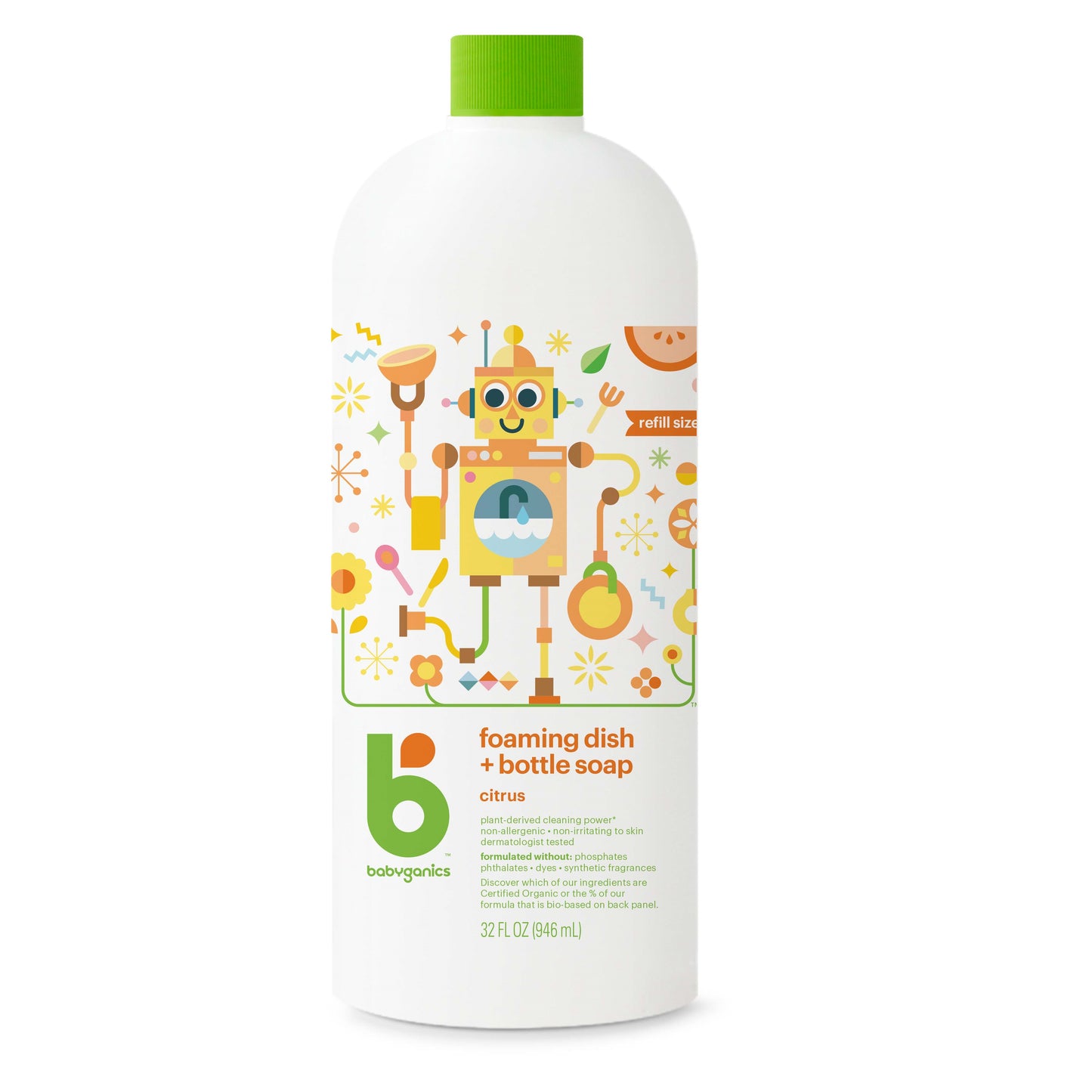 Jabón Para Lavar Mamaderas Refill - 32 onzas