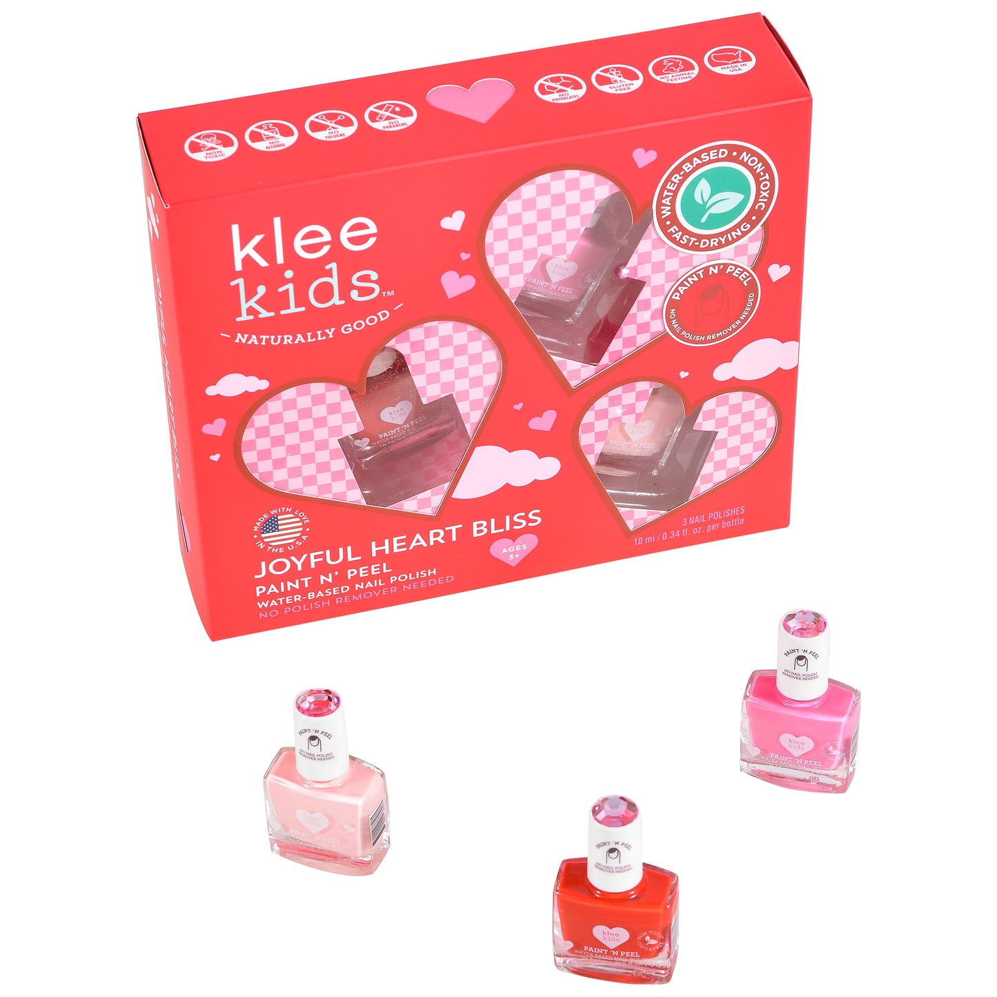 Pinta Uñas en Sets de 3 (Peelable)