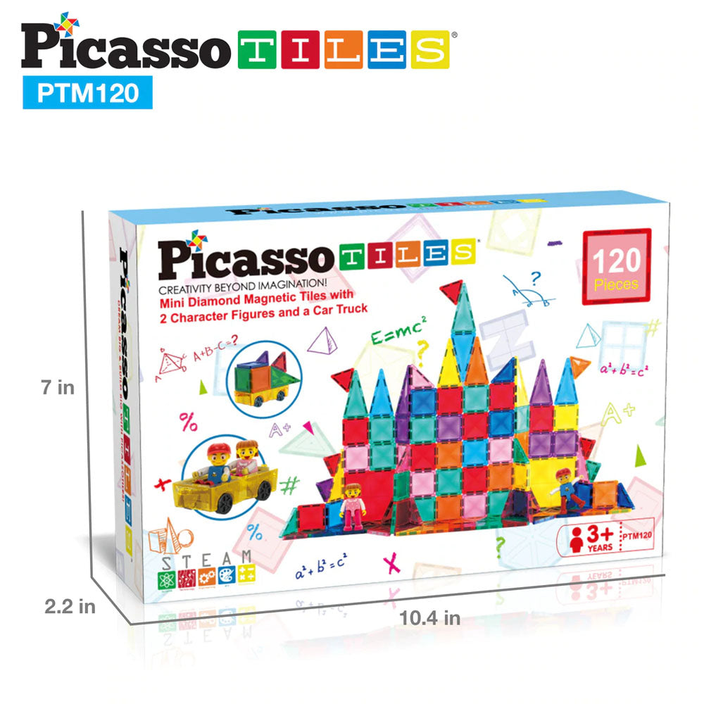 Set de Mini Diamantes - 120 Piezas + Personas y Set de Auto