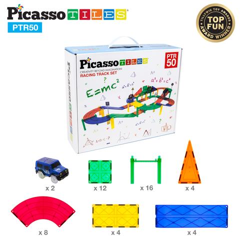 Pista de Carros Magnética - Set de 50 Piezas