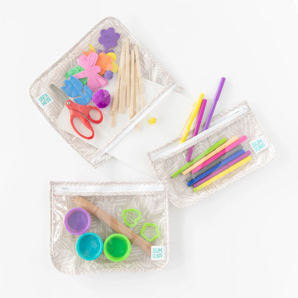 Pack de 3 Bolsas Transparentes