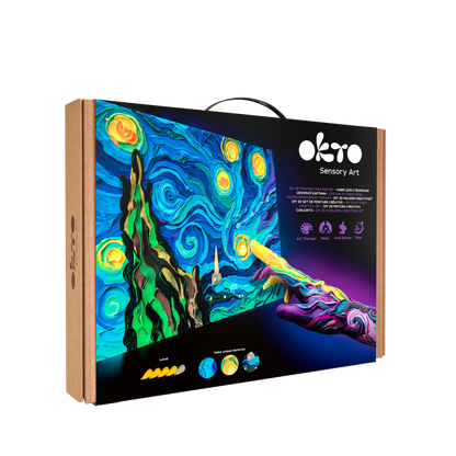 3D Painting Set - Starry Night Canvas Kit