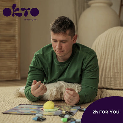 3D Painting Set - Starry Night Canvas Kit