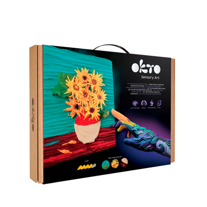 3D Painting - Set Sunflowers Canvas Kit