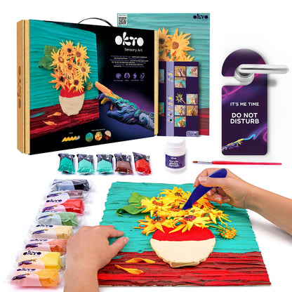 3D Painting - Set Sunflowers Canvas Kit