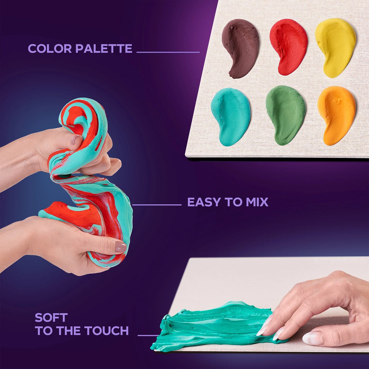 3D Painting - Set Sunflowers Canvas Kit