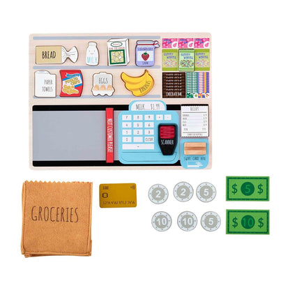 Crocery Shopping Time Puzzle - Rompecabeza de Madera de Supermercado