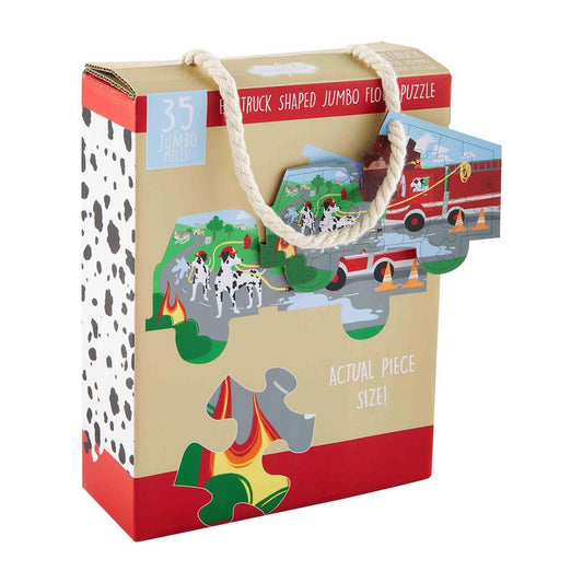 Rompecabeza en Forma de Camion de Bomberos