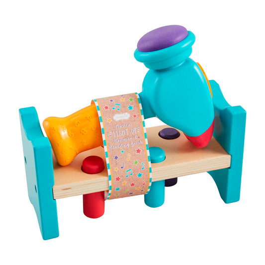 Musical Hammer & Pounding Bench Set - Set de Martillo con Sonidos y Musica