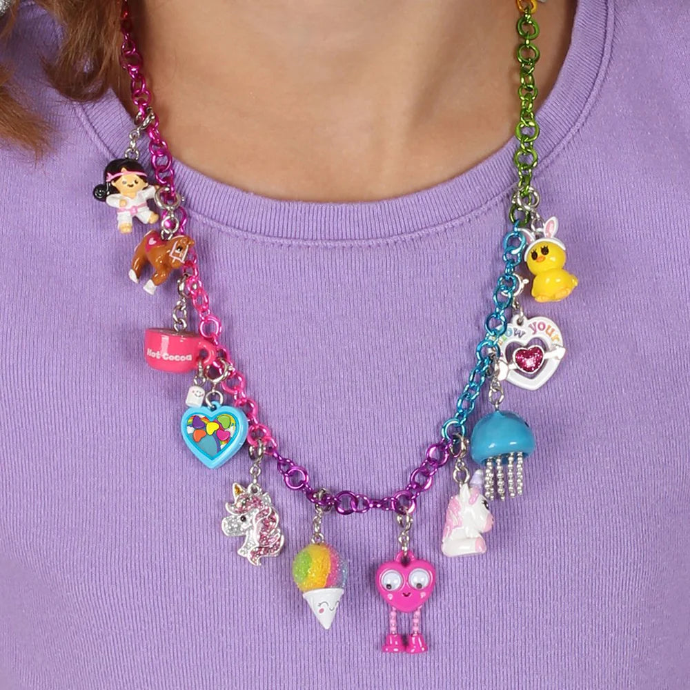 Charm it! Rainbow Chain Necklace - Collar Arcoiris