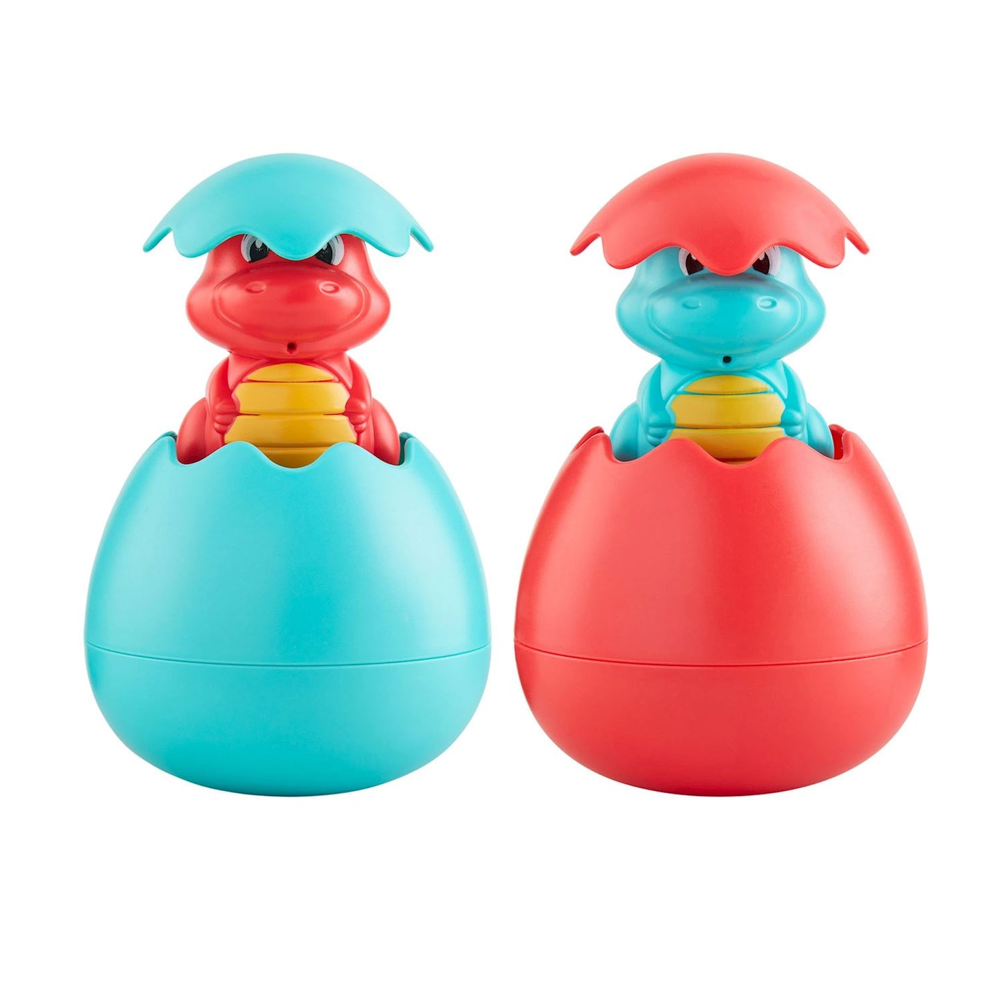 Red Pop-Up Dino Bath Toy / Juguete de Dino de Baño que Salta