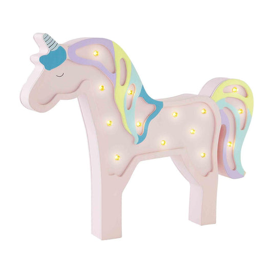 Unicorn Wood Night Light - Lamparita de Noche Unicornio