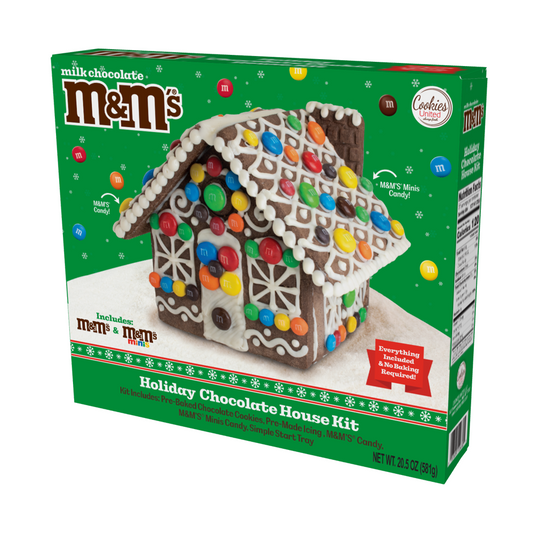 Set de Casita de Jengibre Navideña Grande de M&Ms