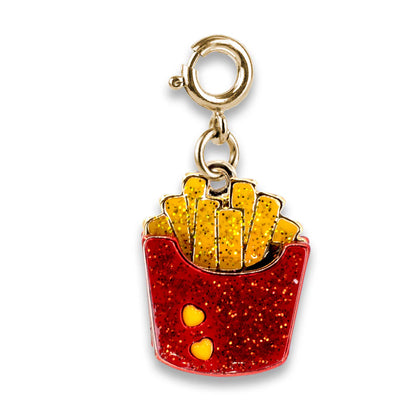 Charm de Gold Glitter French Fries
