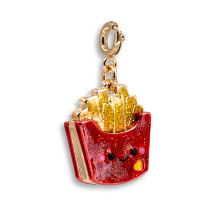Charm de Gold Glitter French Fries