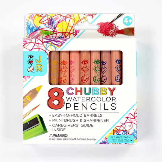 iHeartArt JR 8 Chubby Watercolor Pencils - Set de 8 Lapices de Watercolor