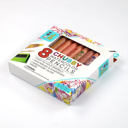 iHeartArt JR 8 Chubby Watercolor Pencils - Set de 8 Lapices de Watercolor