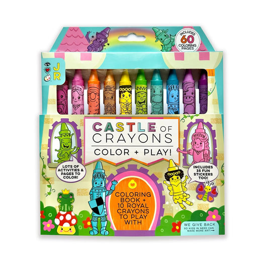 iHeartArt JR Castle of Crayons - Set de Crayones y Libro de Pintar