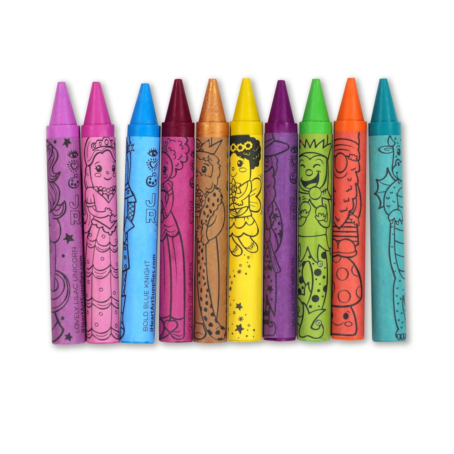 iHeartArt JR Castle of Crayons - Set de Crayones y Libro de Pintar