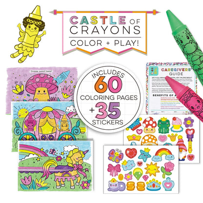 iHeartArt JR Castle of Crayons - Set de Crayones y Libro de Pintar
