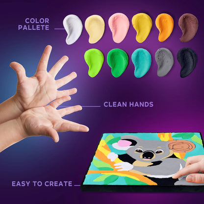 Coloring by Clay by Numbers - Koala