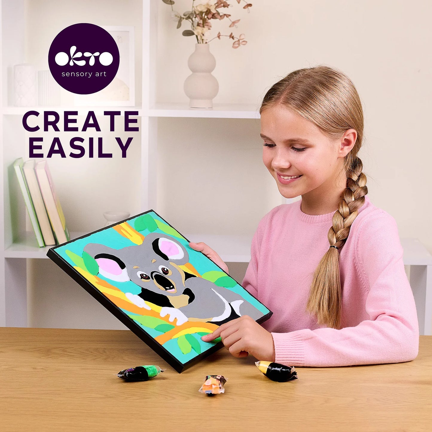 Coloring by Clay by Numbers - Koala