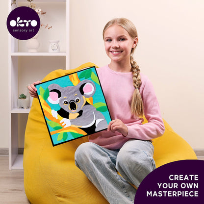 Coloring by Clay by Numbers - Koala