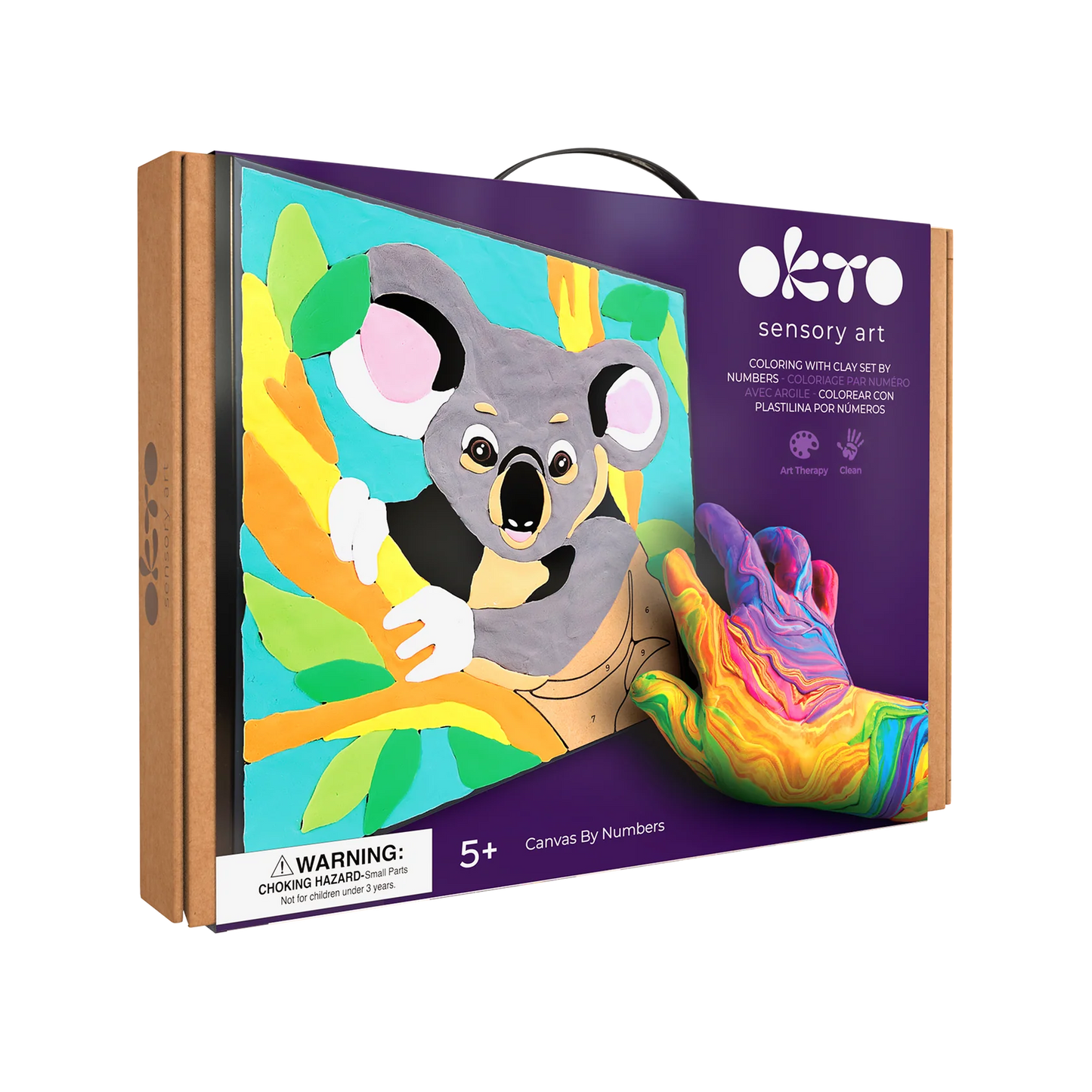 Coloring by Clay by Numbers - Koala