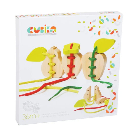 Wooden Lacing Fruit Set - Set de Entrelazar Frutas de Madera - Disp. Aprox. 13 de mayo 2026