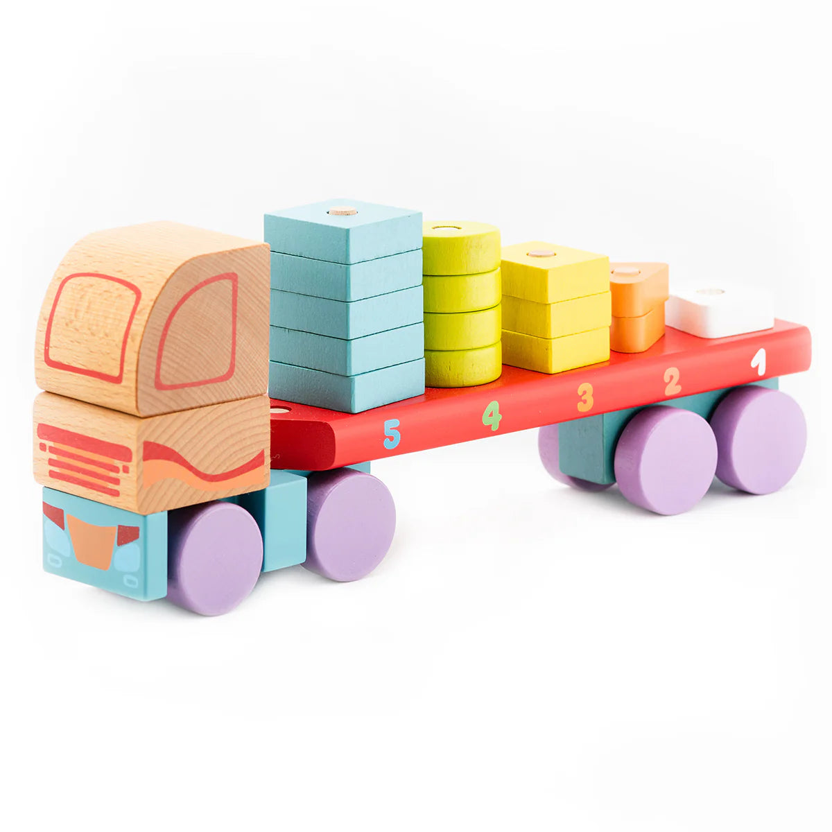 Wooden Geometric Shapes Truck - Disp. Aprox. 13 de mayo 2026