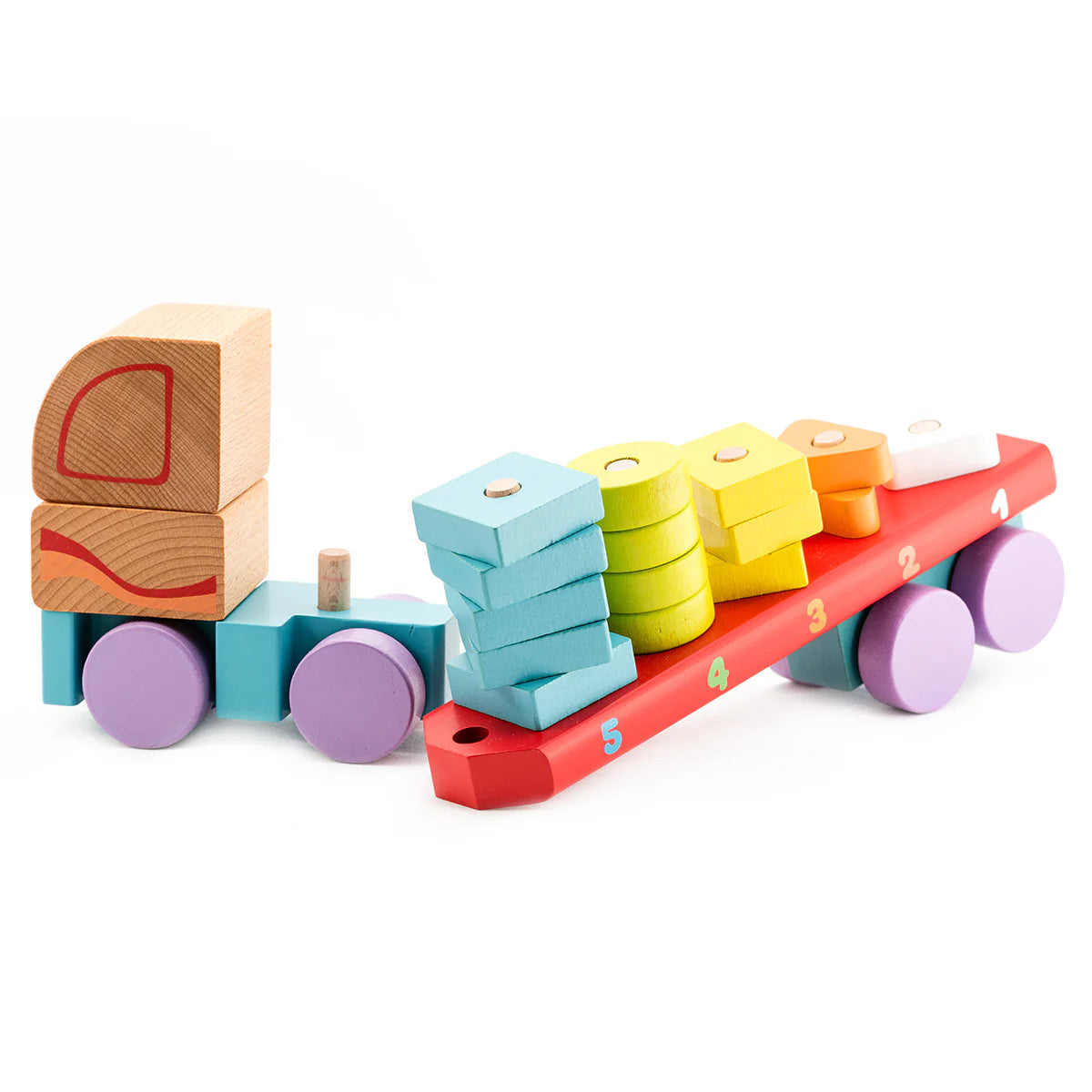 Wooden Geometric Shapes Truck - Disp. Aprox. 13 de mayo 2026