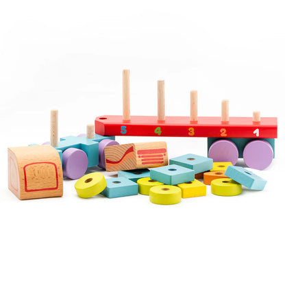 Wooden Geometric Shapes Truck - Disp. Aprox. 13 de mayo 2026