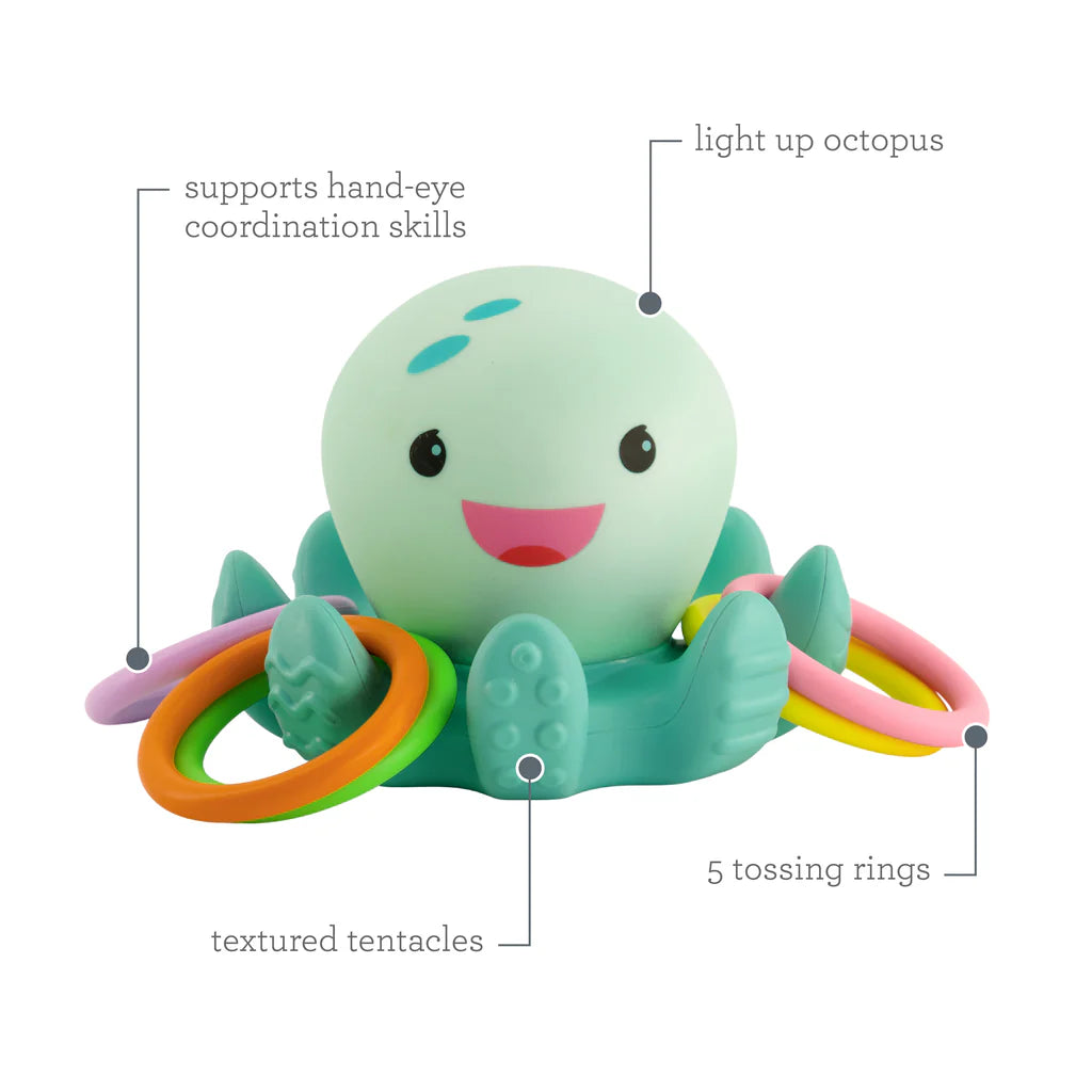 Light Up Ring Catcher - Pulpo con Luces Atrapa Anillos